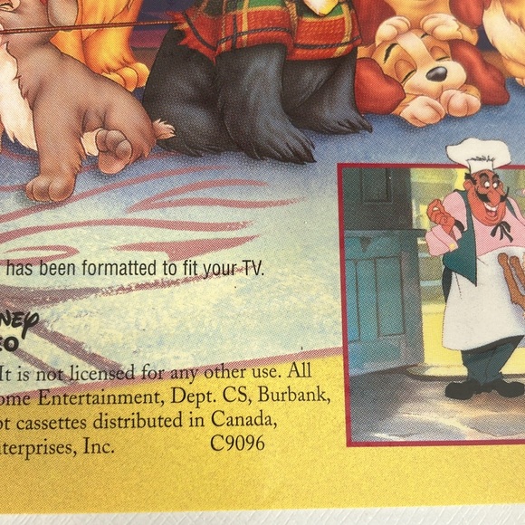 WALT DISNEY MASTERPIECE LADY and the TRAMP VHS 4573 THX Certified - Picture 15 of 15